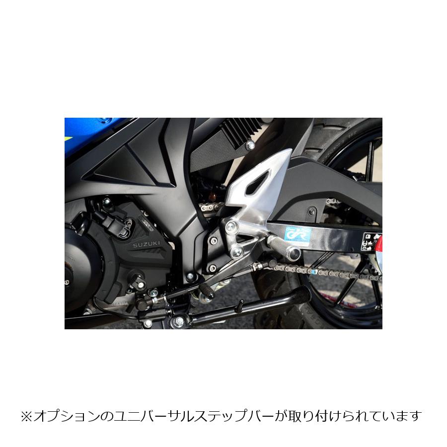 BABY FACE (ベビーフェイス) セットバックプレート GSX-R125 シルバー 002-BS001SV 2