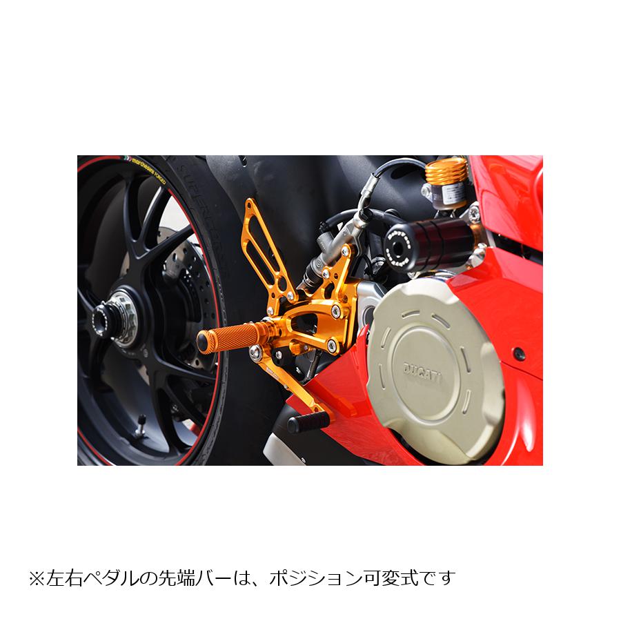 BABY FACE (ベビーフェイス) バックステップキット パニガーレ Panigale V4 ゴールド 002-D025GD
