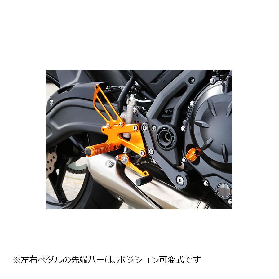 BABY FACE (ベビーフェイス) バックステップキット Ninja650 ニンジャ650 ゴールド 002-K031GD