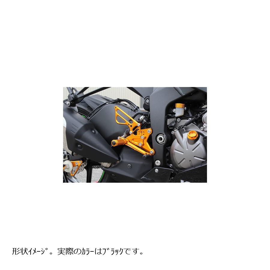 楽天バイク・車パーツ プロトBABY FACE （ベビーフェイス） バックステップキット ZX-6R 正シフト ブラック 002-K038BK