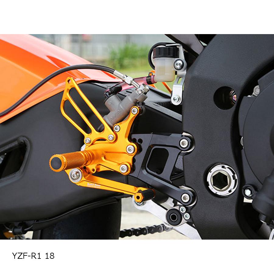 ベビーフェイス レースステップキットver15 ゴールド YZF-R1 18-20 R02-Y008GD