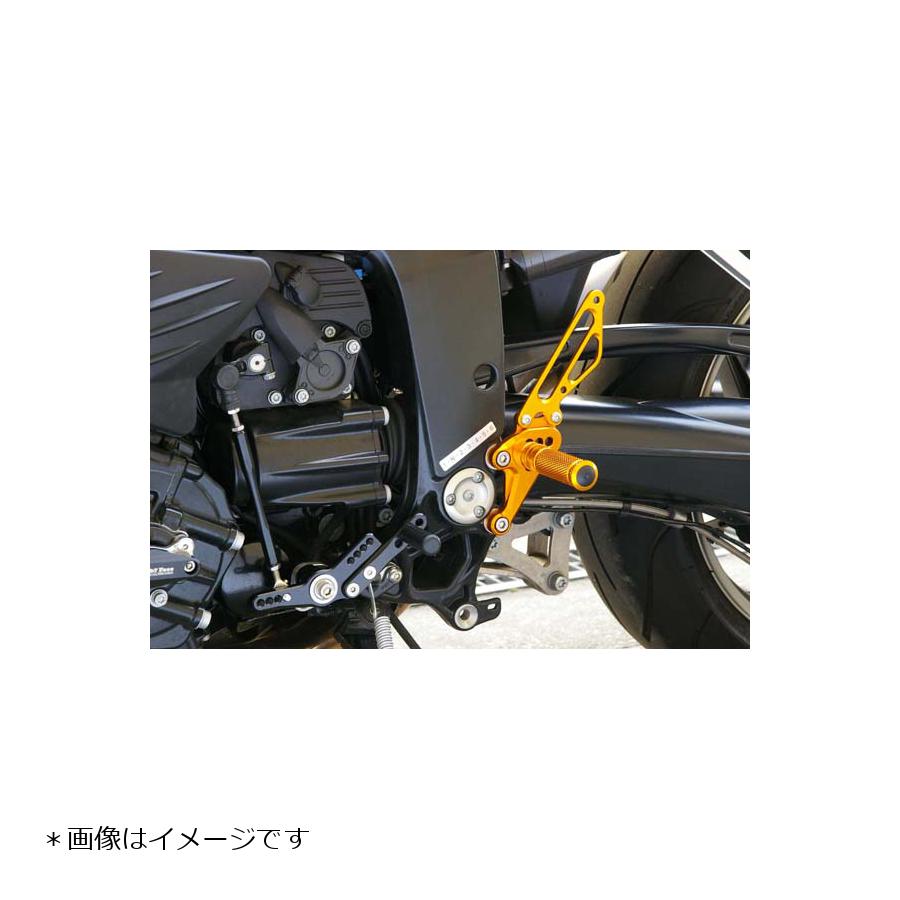 BABY FACE (ベビーフェイス) バックステップ K1200R 6ポジション 正/逆チェンジ可能 アルミ ゴールド 002-BM001GD