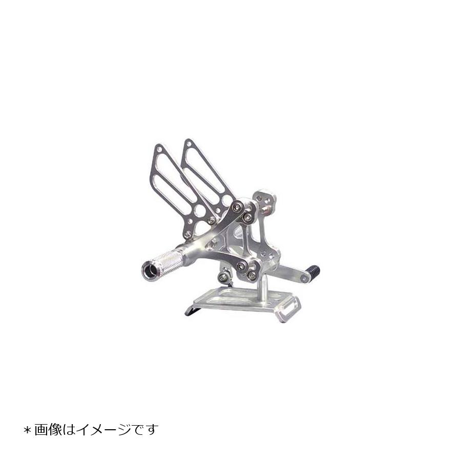 BABY FACE (ベビーフェイス) バックステップ SS900 MH900e 4ポジション 正チェンジのみ タイプ1 アルミ シルバー 002-D003SV