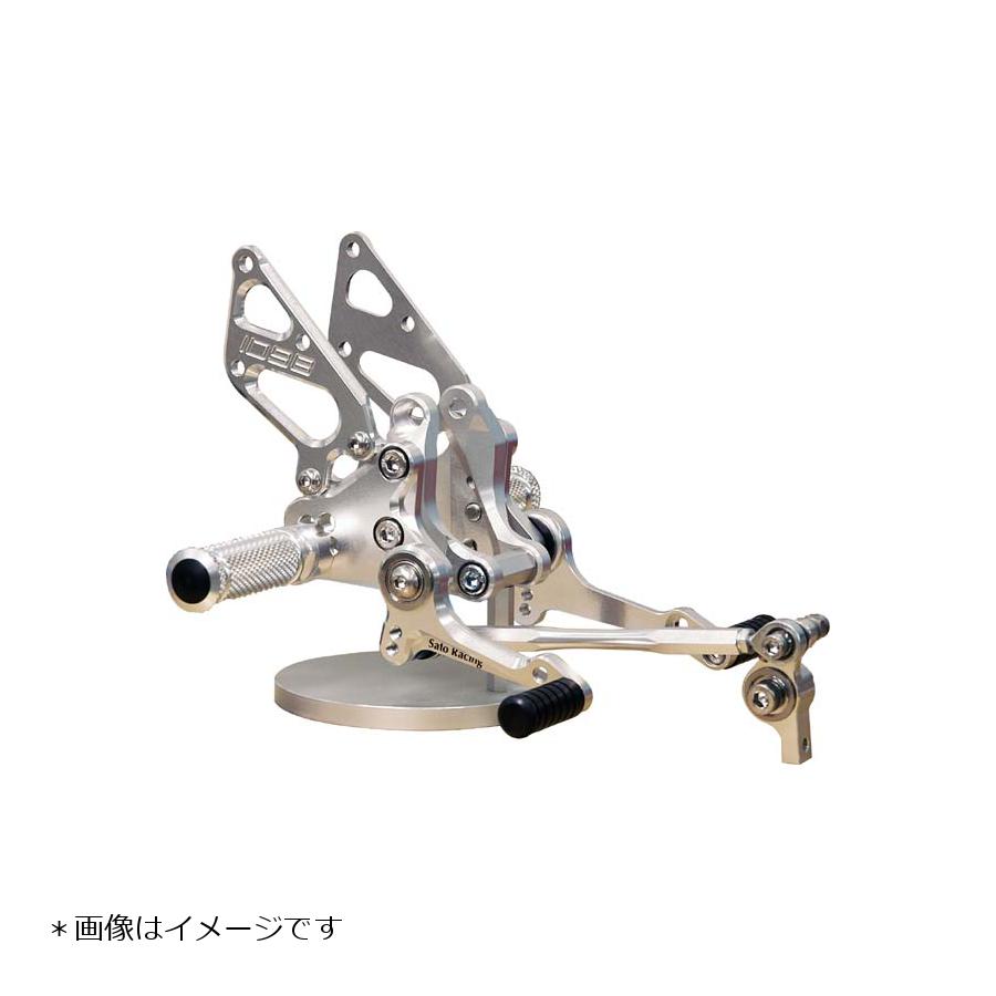 BABY FACE (ベビーフェイス) バックステップ 1098 1198 848 10ポジション 正/逆チェンジ可能 タイプ2 アルミ シルバー 002-D008SVd