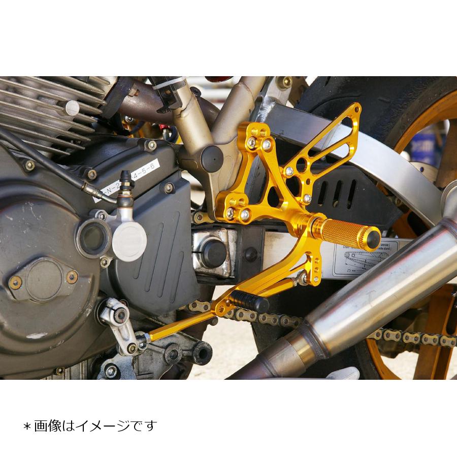 BABY FACE (ベビーフェイス) バックステップ MH900e 4ポジション 正チェンジのみ アルミ ゴールド 002-D013GD