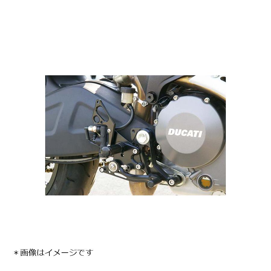 BABY FACE (ベビーフェイス) バックステップ MONSTER696 モンスター 11ポジション 正/逆チェンジ可能 アルミ ブラック 002-D014BKa