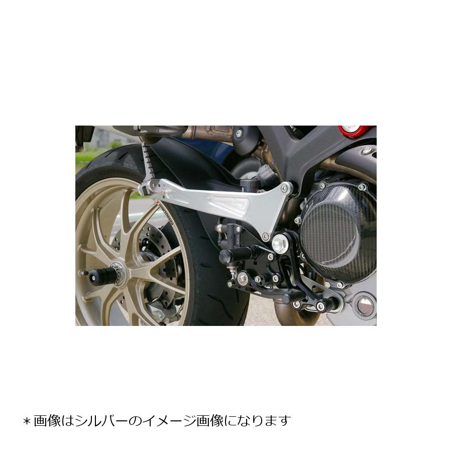 BABYFACE (ベビーフェイス) バックステップ 11ポジション 正/逆チェンジ可能 アルミ ゴールド MONSTER1100/S EVO[モンスター] 002-D014GDb