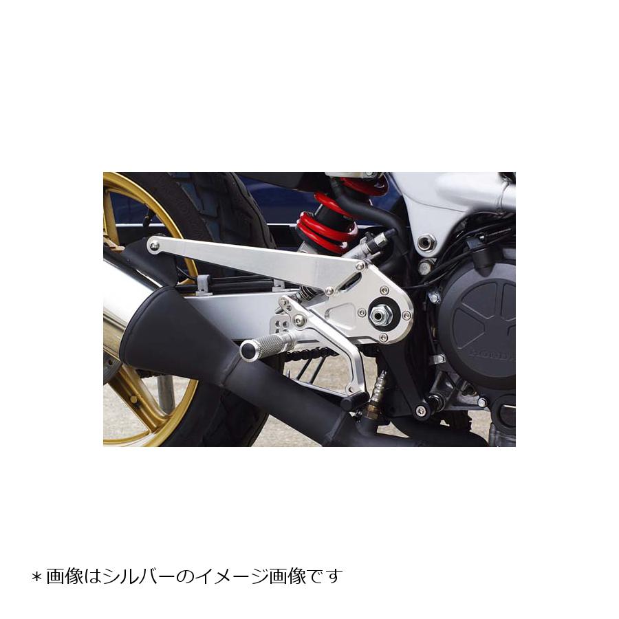 BABY FACE (ベビーフェイス) バックステップ VTR250 6ポジション 正/逆チェンジ可能 アルミ ブラック 002-H013BK