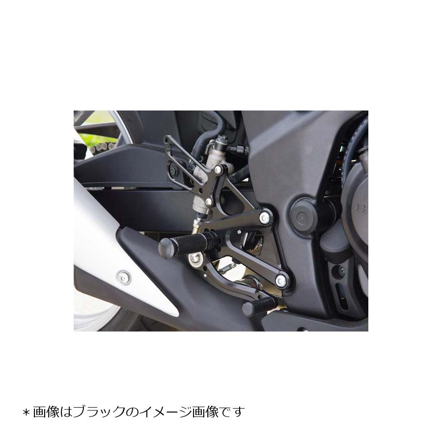 BABY FACE (ベビーフェイス) バックステップ 5ポジション 正チェンジのみ アルミ ゴールド CBR250R MC41(11) 002-H016GD