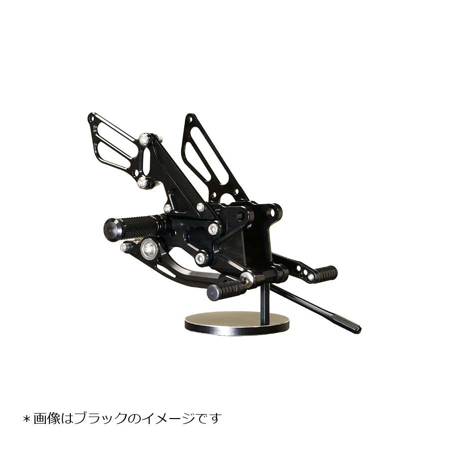 BABY FACE (ベビーフェイス) バックステップ ZX-10R 6ポジション 逆チェンジのみ アルミ シルバー 002-K011SVR