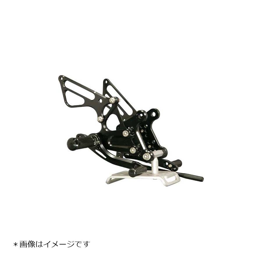 BABYFACE (ベビーフェイス) バックステップ 8ポジション 正/逆チェンジ可能 アルミ ブラック ZX-6R/RR 002-K013BK