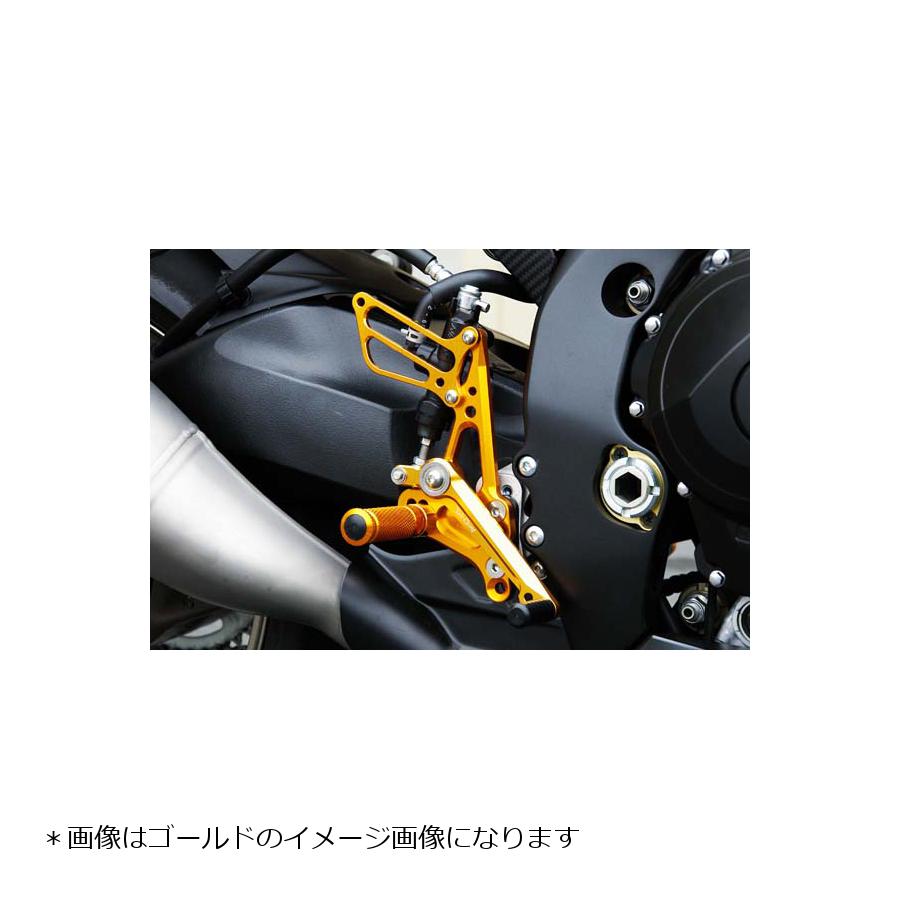BABY FACE (ベビーフェイス) バックステップ 8×3ポジション 正/逆チェンジ可能 アルミ ブラック GSX-R1000 002-S012BK