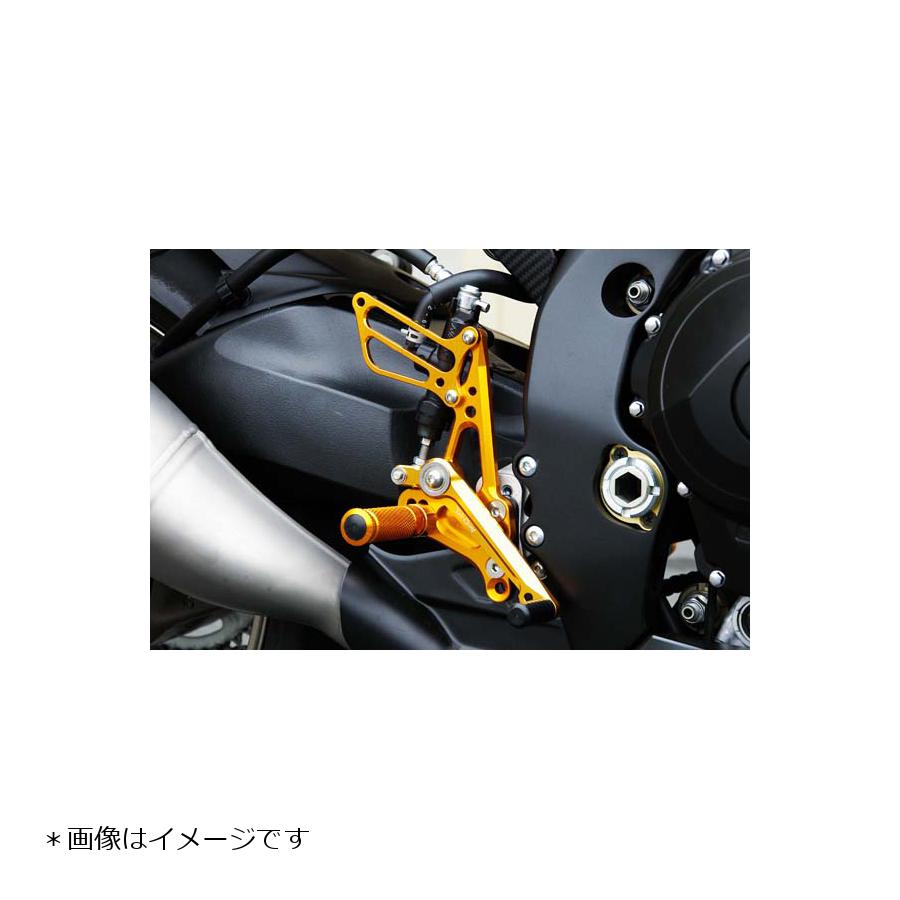 BABY FACE (ベビーフェイス) バックステップ 8×3ポジション 正/逆チェンジ可能 アルミ ゴールド GSX-R1000 002-S012GD
