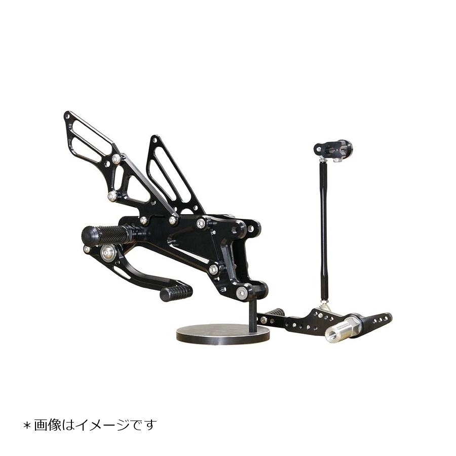 BABY FACE (ベビーフェイス) バックステップ YZF-R1 16ポジション 正/逆チェンジ可能 アルミ ブラック 002-Y012BKB