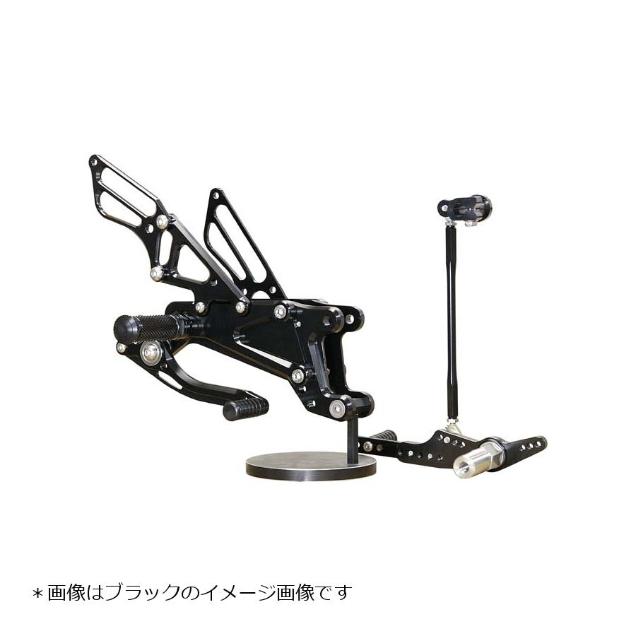 BABY FACE (ベビーフェイス) バックステップ YZF-R1 16ポジション 正/逆チェンジ可能 アルミ シルバー 002-Y012SVB