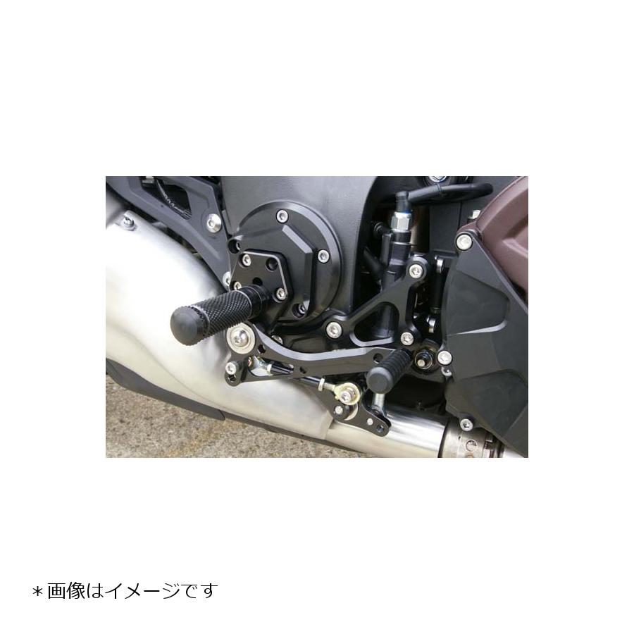 BABY FACE (ベビーフェイス) バックステップ 10ポジション 逆チェンジのみ アルミ ブラック V-MAX [1700] FI 002-Y014BK