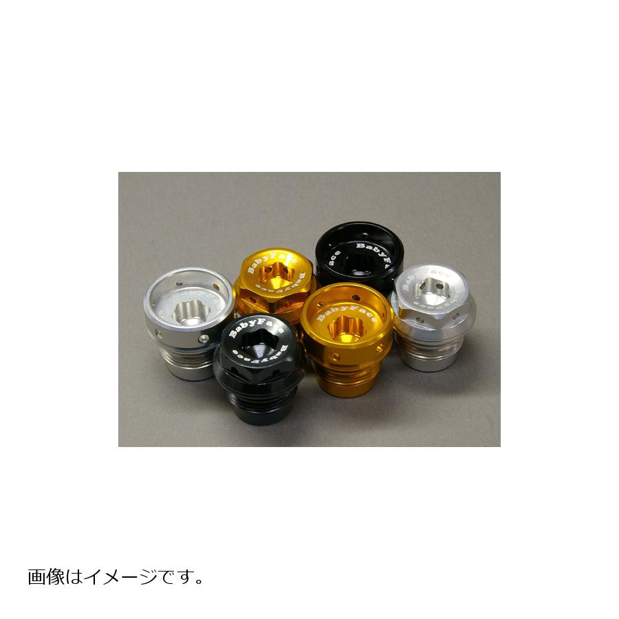 BABY FACE (ベビーフェイス) オイルフィラーキャップ HONDA KAWASAKI YAMAHA M20XP2.5 ラウンド/ブラック 005-EK007BK