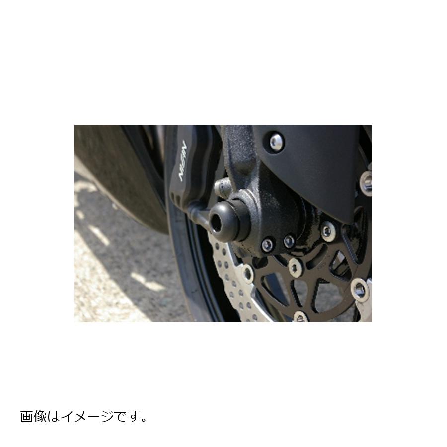 BABY FACE (ベビーフェイス) アクスルプロテクター フロント用 ジュラコン ブラック ZX-6R/RR 006-A0012BK