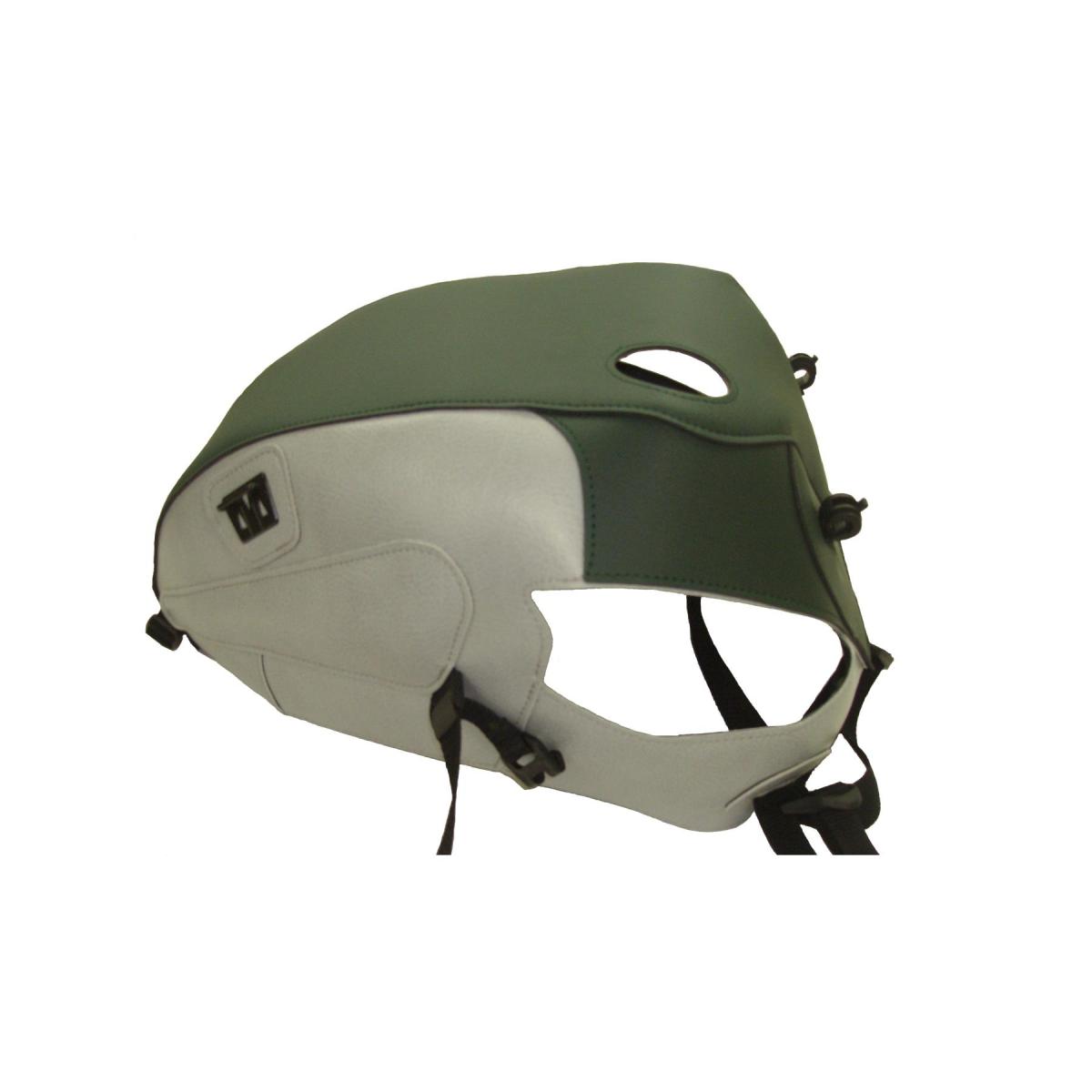 BAGSTER (バグスター) タンクカバー グリーン/ライトグレー ボンネビル BONNEVILLE800/900 1426B