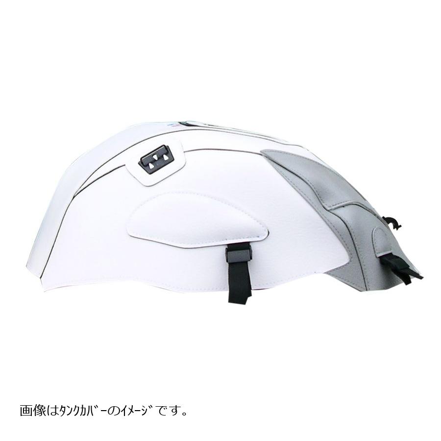 BAGSTER (バグスター) タンクカバー ホワイト/グレー GSXR600 1551C