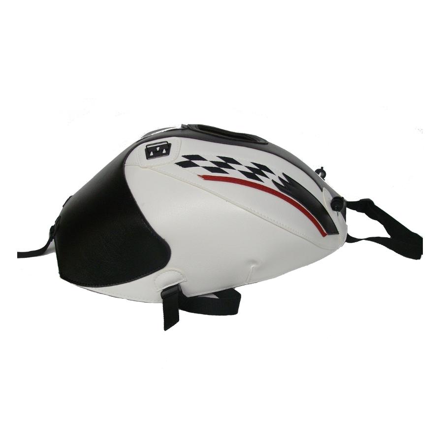 BAGSTER (バグスター) タンクカバー ホワイトデコ/ブラック GLADIUS400/650 1570H