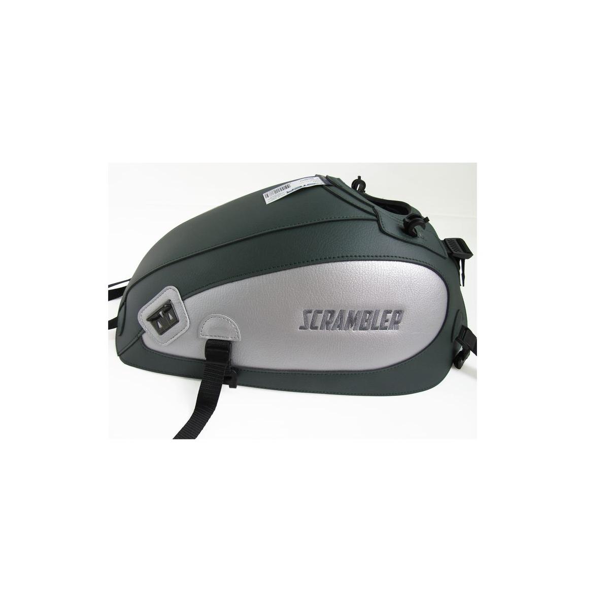 BAGSTER (バグスター) タンクカバー ダークグリーン/シルバー SCRAMBLER800 15-19 1692D