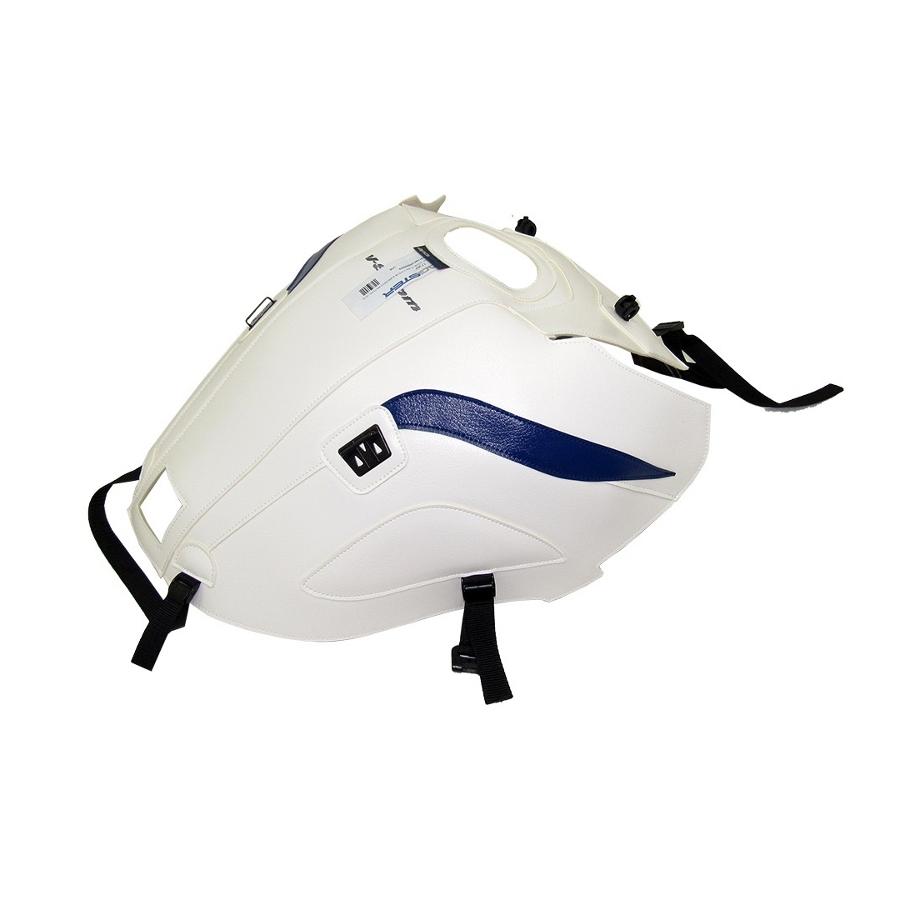 BAGSTER (バグスター) タンクカバー ホワイト/ブルー V-STROM 650/650XT 1735F