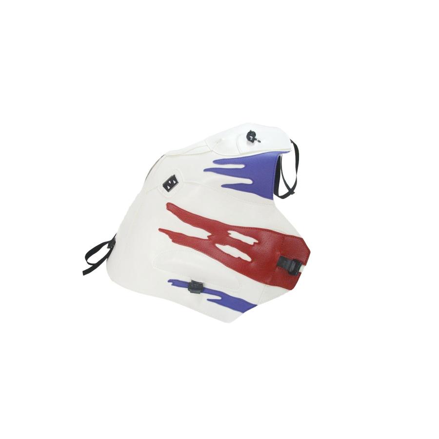 BAGSTER (バグスター) タンクカバー ホワイト/ライラック/レッド XRV750 AFRICA TWIN 1245E