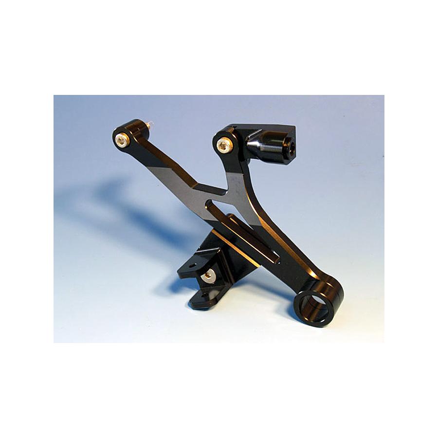 WOODSTOCK (ウッドストック) マフラーステー ブラック ZZR1400 06-11/ZX-14R MFS-K15-BB