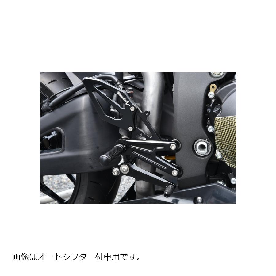 WOODSTOCK (ウッドストック) バックステップキット ブラック CBR600RR オートシフター取付無し WBS-H18-BB