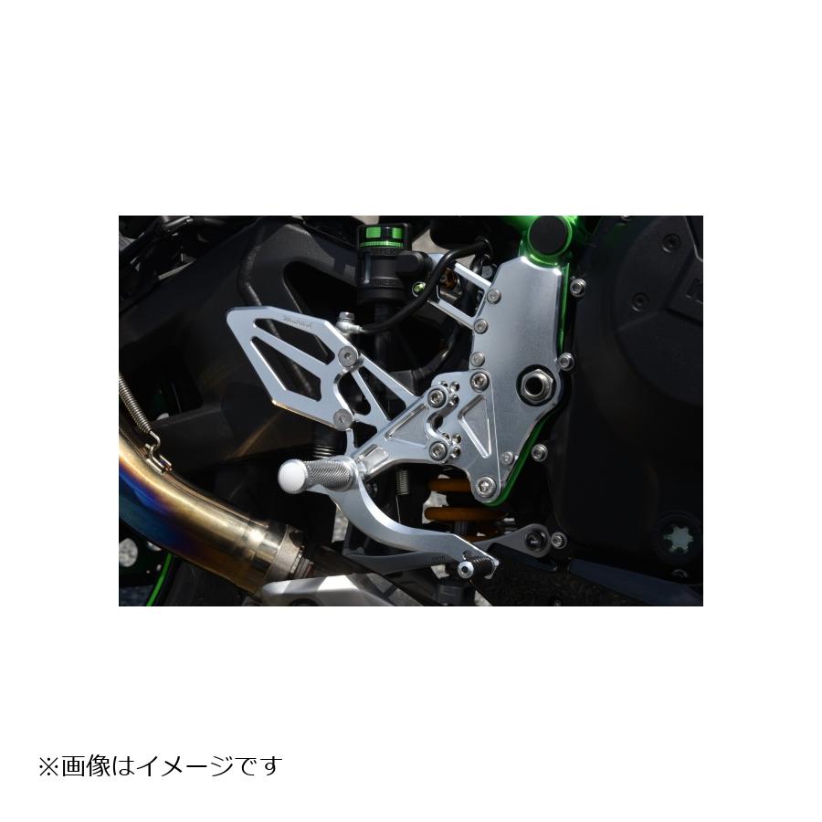 WOODSTOCK (ウッドストック) バックステップキット オールシルバー Z H2/Z H2 SE WBS-K44-SL