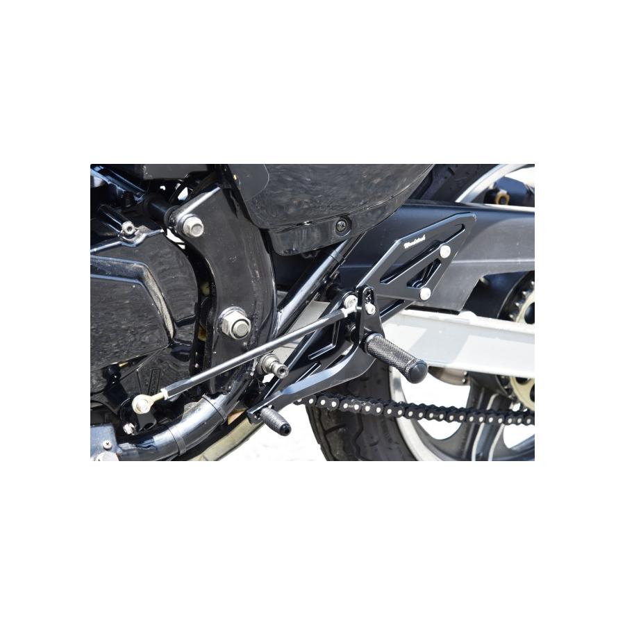 WOODSTOCK (ウッドストック) バックステップキット オールブラック GPz750F WBS-K45-BB