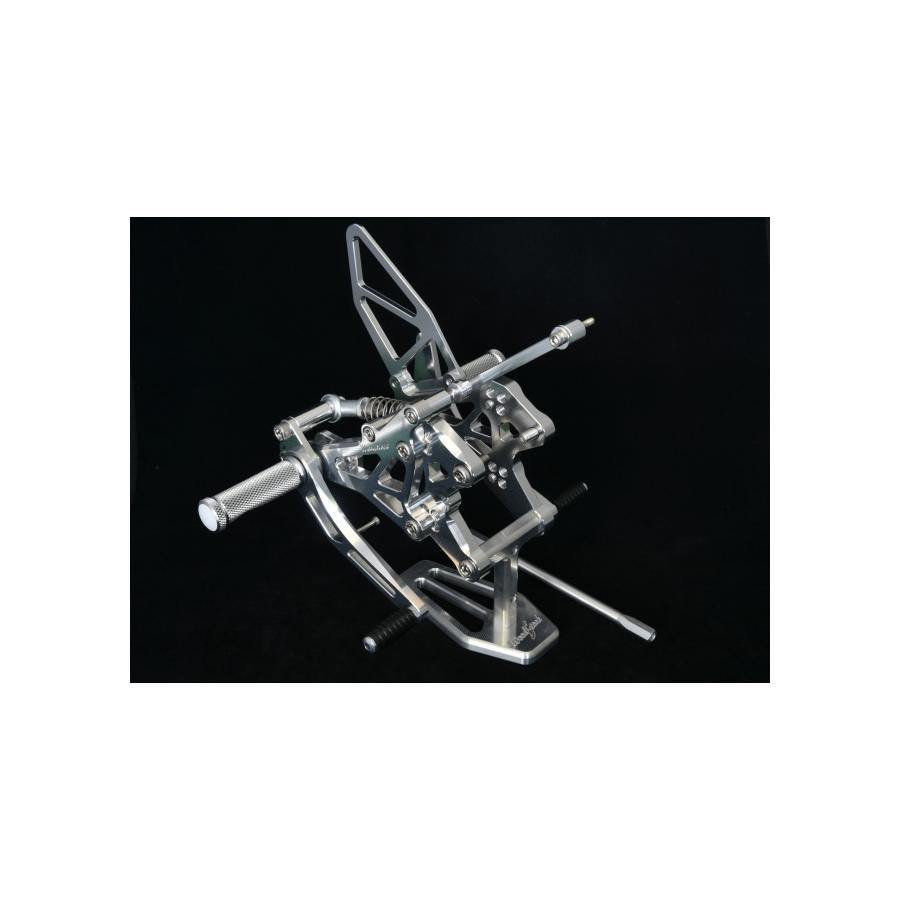 WOODSTOCK (ウッドストック) バックステップキット オールシルバー YZF-R6 WBS-Y15-SL