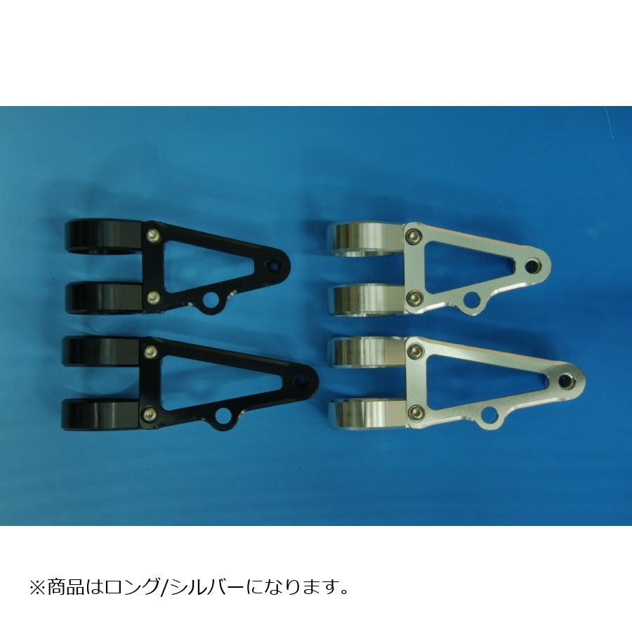 WOODSTOCK (ウッドストック) ヘッドライトステー Bタイプ ロング/シルバー フォーク径Φ36用 WLS-B36L-SL