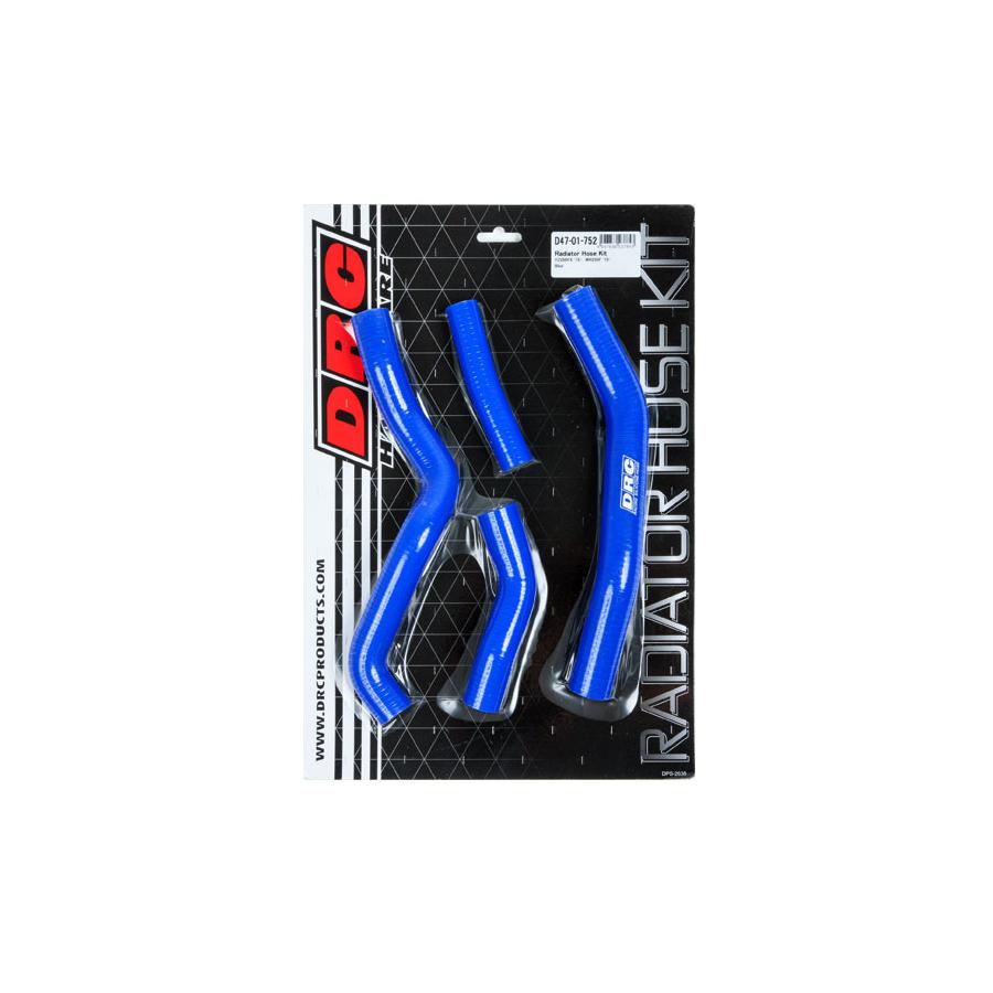 DRC (ディーアールシー) ラジエターホースセット YZ250FX WR250F ブルー