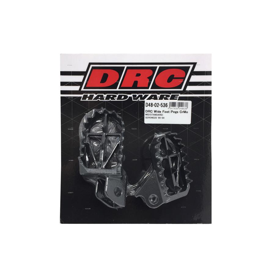 DRC (ディーアールシー) ワイドフットペグ クロモリ Mid セロー225 D48-02-536