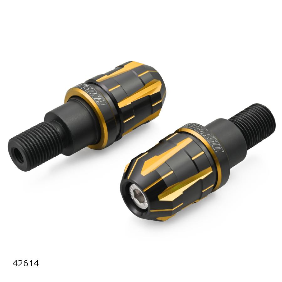 Daytona (デイトナ) バーエンドTECHNO ゴールドヤマハM16 42614