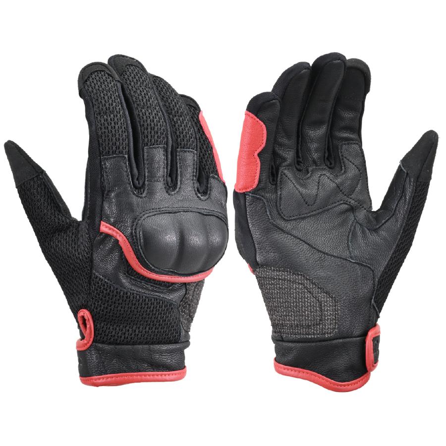 Gloves - Daytona (デイトナ) DG-009 ショートエアフローメッシュグローブ レッド/S 45970