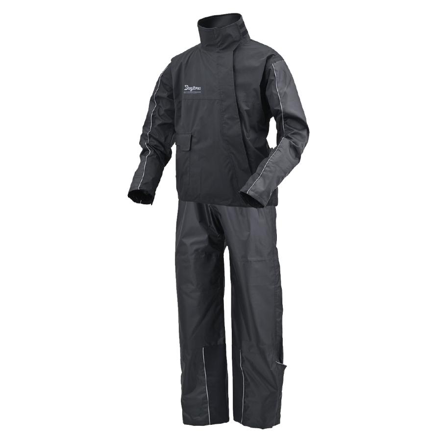 Daytona (デイトナ) DR-001 ハイパフォーマンスレインウエア 上下セット ブラック 2XL 48231