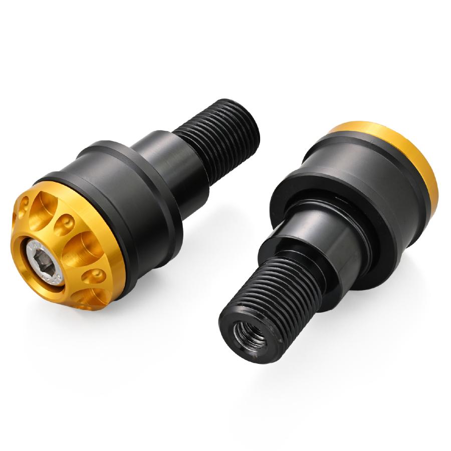 Daytona (デイトナ) アルミビレット ミドルウェイトバーエンド ファインカット M16 ゴールド 49242