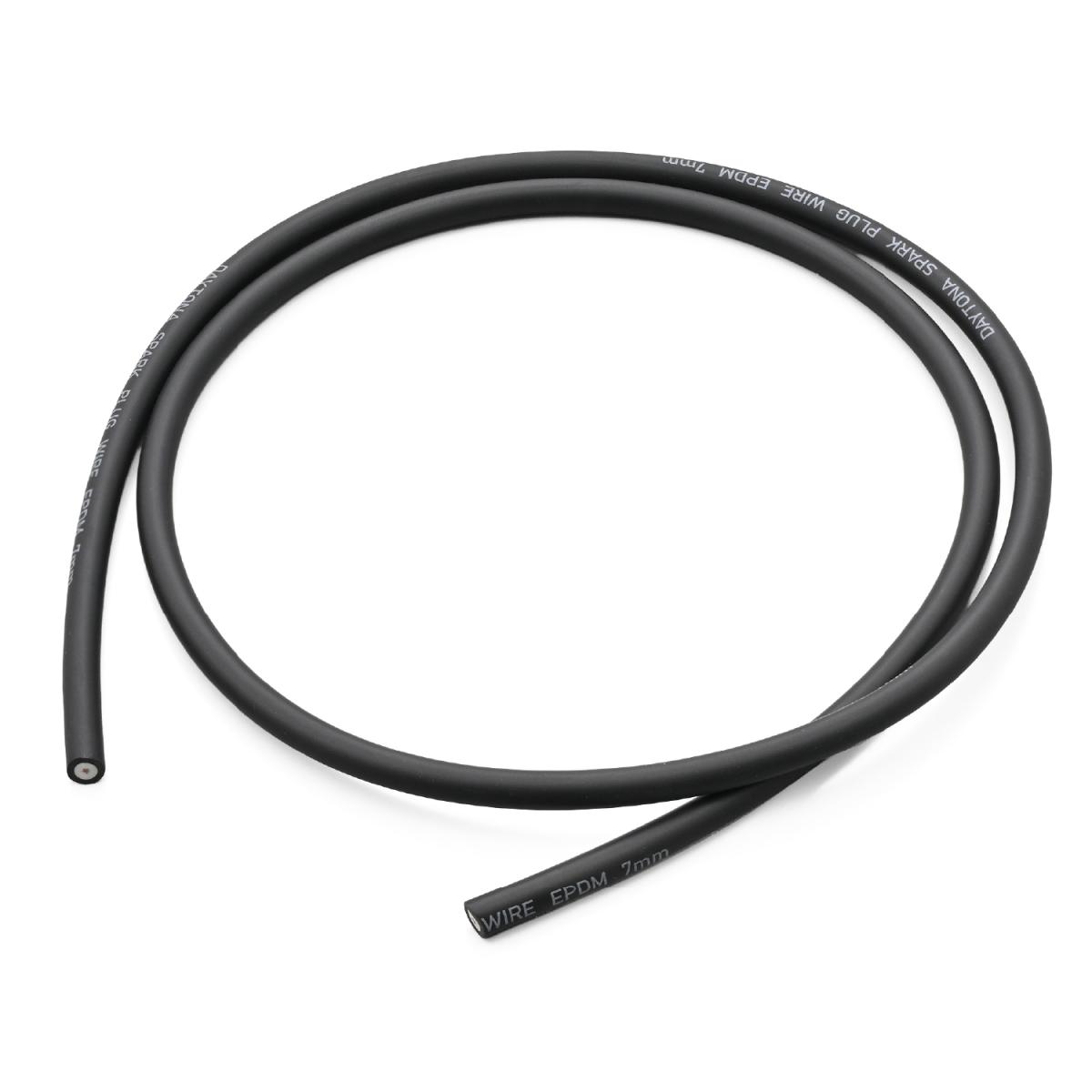 Daytona (デイトナ) 汎用プラグコード ブラック 7MM-1M 63928