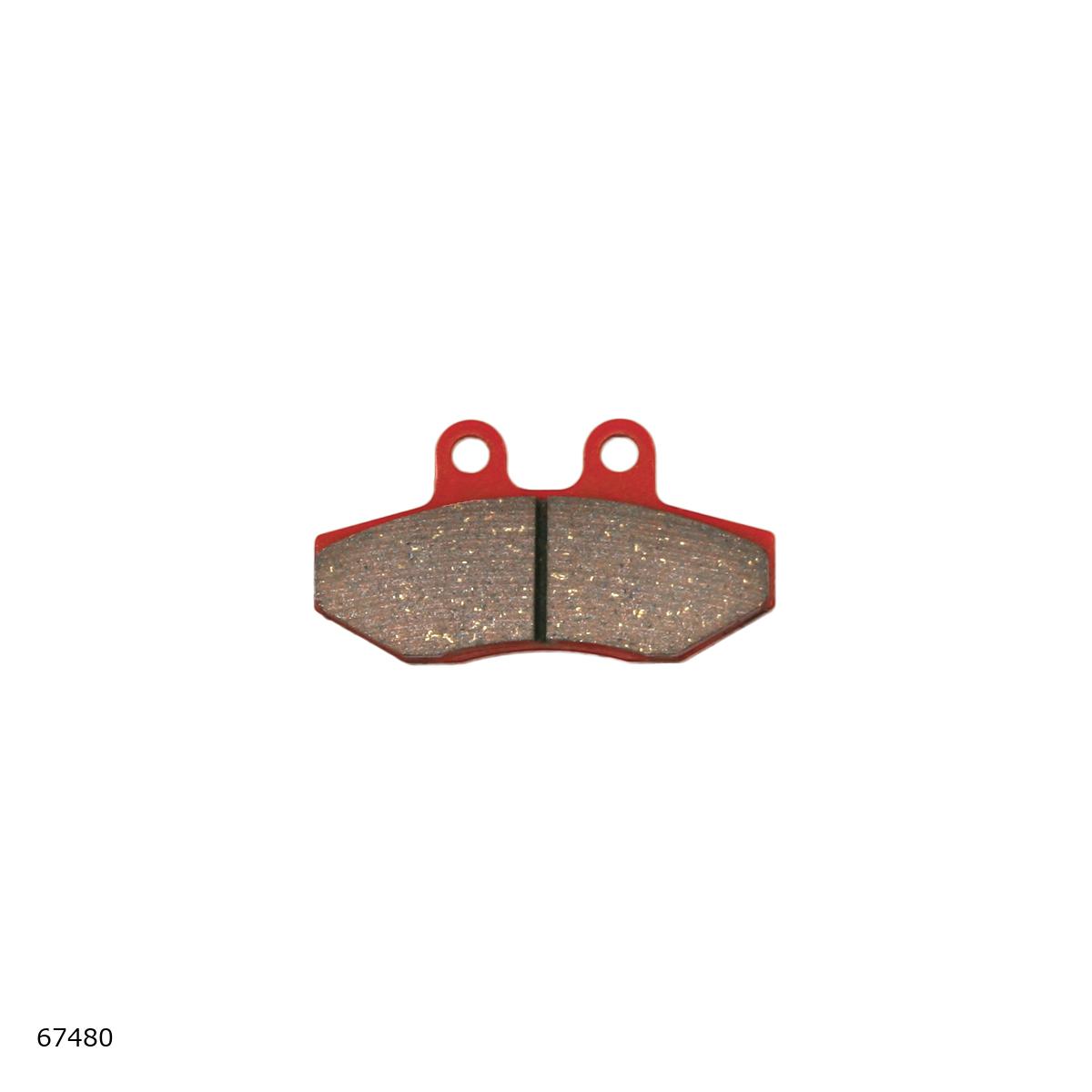 Daytona (デイトナ) 赤パッド (F)シグナスX125 67480(2.0)