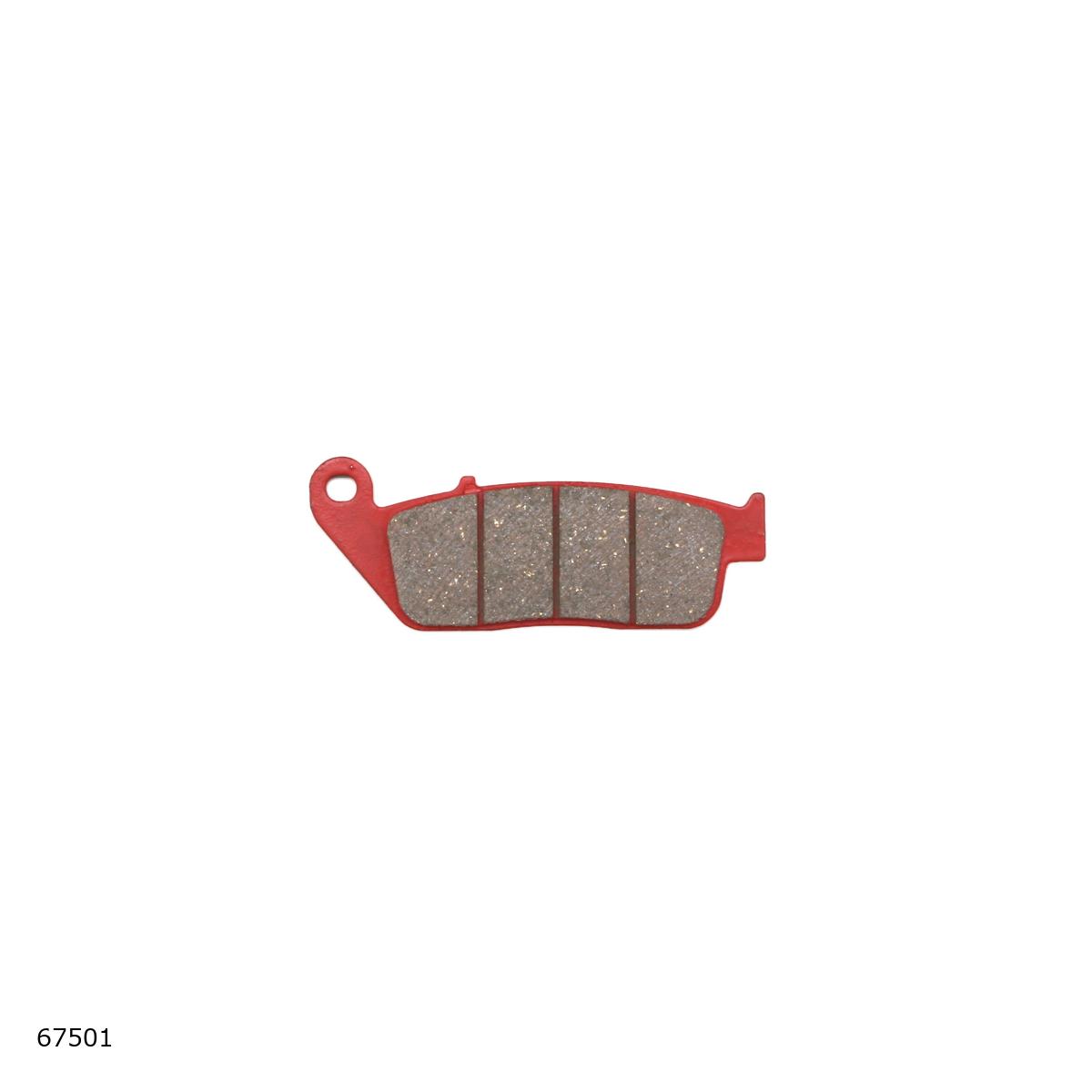 剎車片 - Daytona (デイトナ) 赤パッド (F)WR250X(09) 67501