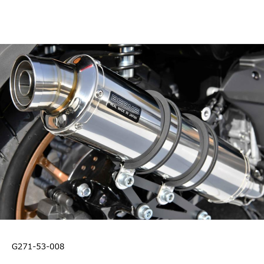 Other - BEAMS (ビームス) R-EVO ステンレスサイレンサー N-MAX155 8BK-SG66J G271-53-008