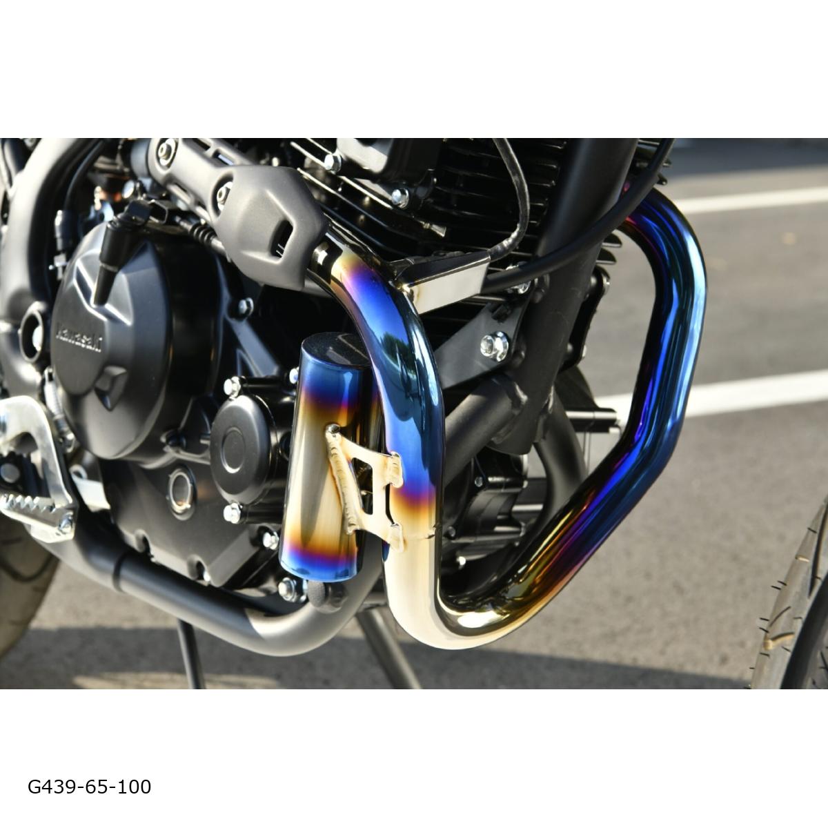 ビームスモーターカンパニー Powerdevice pipe チタニウム KLX230/シェルパ/SM 8BK-LX232A G439-65-100
