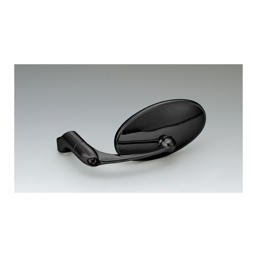 メーカー名：キジマメーカー品番：203-8085◆オーバル形状が好評のユーロタイプミラーにブラックバージョンが加わりました◆カラー：ブラック◆適合：汎用品◆鏡面サイズ：76×131mm◆内容物：片側のみ（左右兼用）◆マウント用付属ネジ：正/逆ネジ10mm・正ネジ：8mm