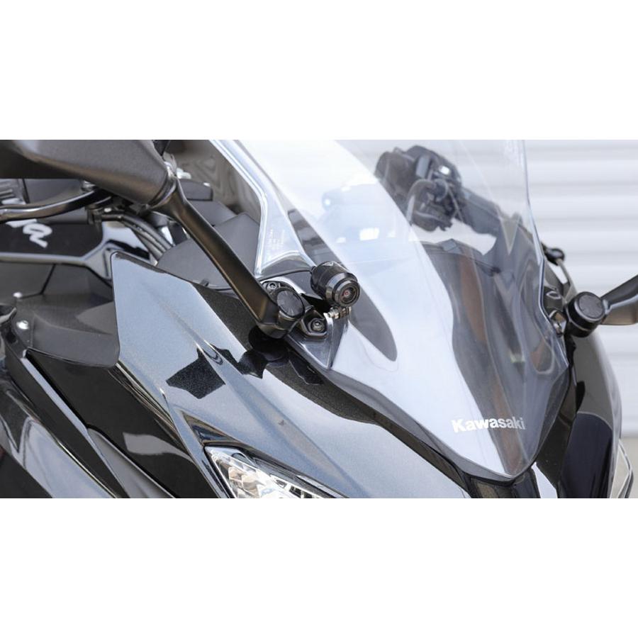 KIJIMA (キジマ) カメラステー フロント ドライブレコーダー用 ニンジャ250 Ninja250 Ninja400 ニンジャ400 304-5181F