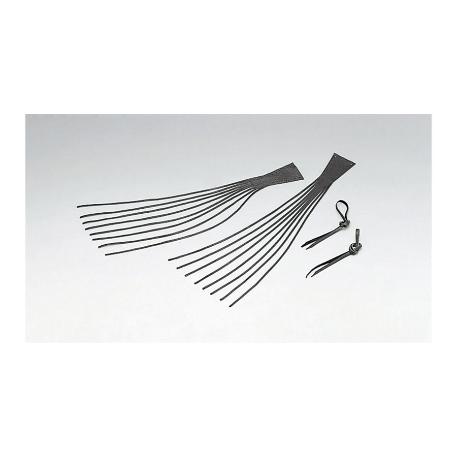 KIJIMA(キジマ) レバーカバー フリンジタイプ ブラックレザー