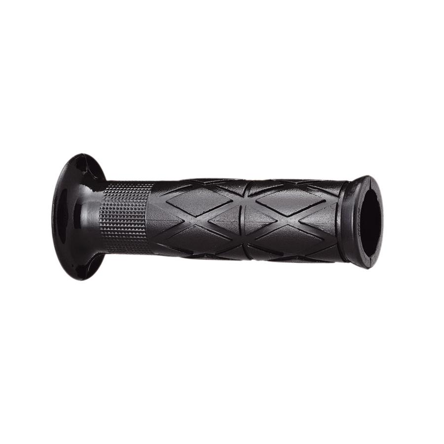 KIJIMA(キジマ) グリップラバー スパイラルミニ 貫通 ブラック 112mm