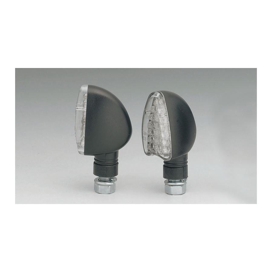 KIJIMA(キジマ) ウインカーランプ アロータイプ ブラック LED12V1W 2個セット